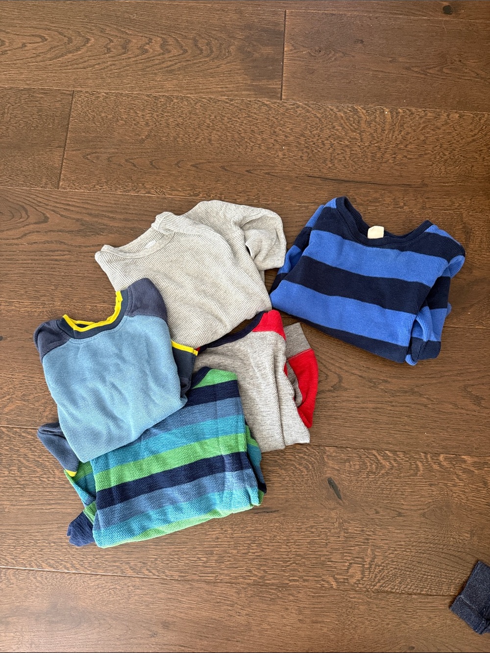Boys 4T Thermal Long Sleeve Shirt Bundle – 5 Shirts